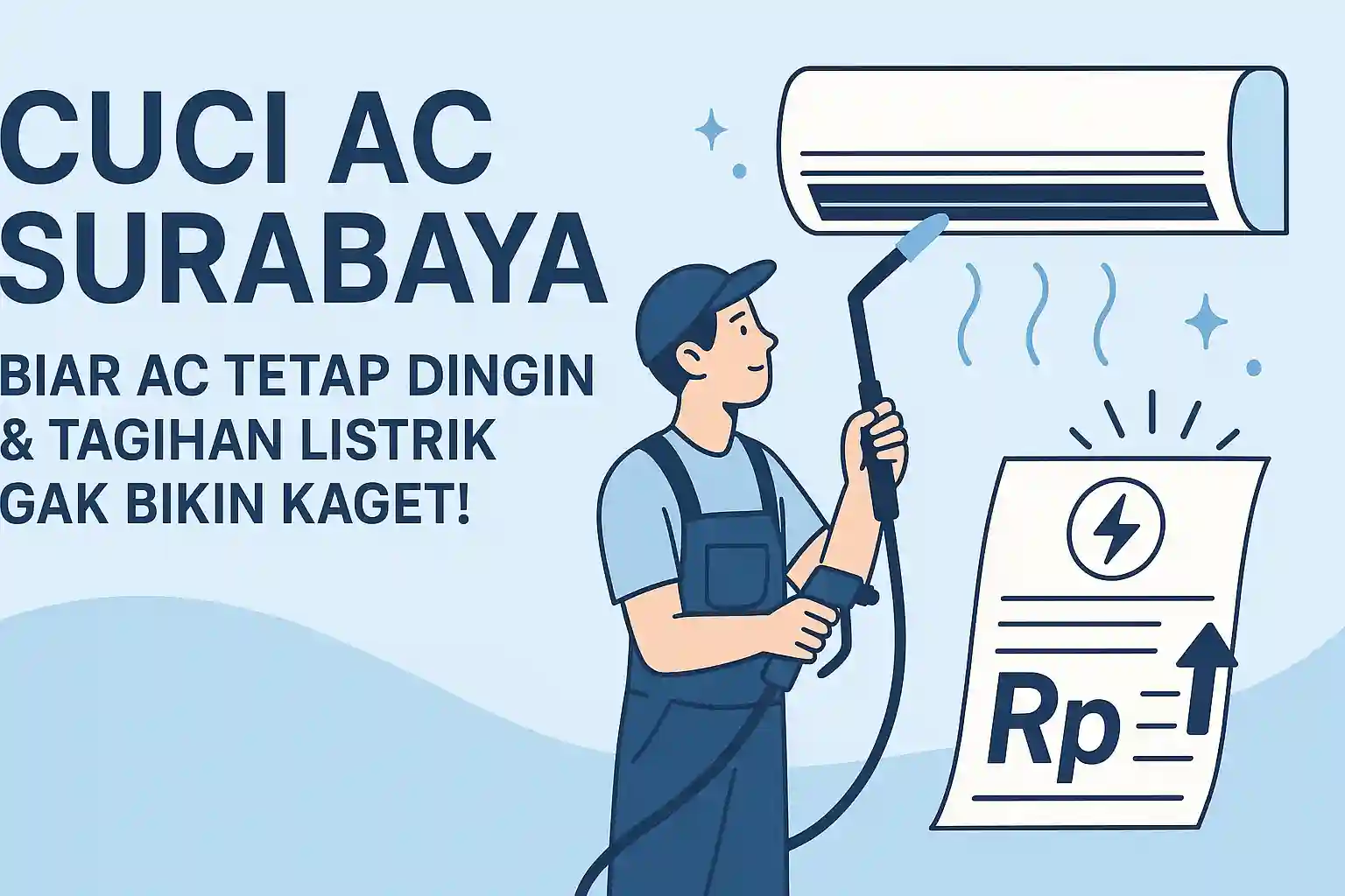Cuci AC Surabaya – Biar AC Tetap Dingin & Tagihan Listrik Gak Bikin Kaget!